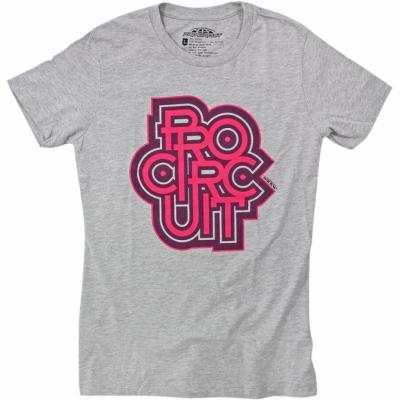 Tee-shirt femme Pro Circuit Boogie gris/rose