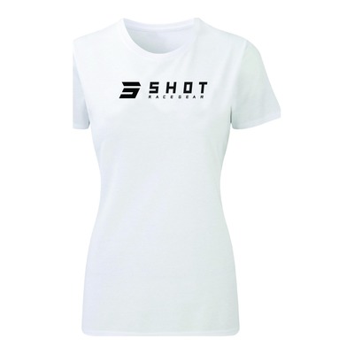 Tee-shirt femme Shot Team blanc