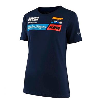 Tee-shirt femme Troy Lee Designs Team KTM navy