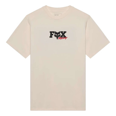Tee-shirt Fox Racing Checker 195 Original blanc cassé