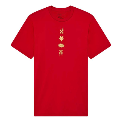 Tee-Shirt Fox Racing Checkered cardinal