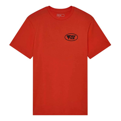 Tee-Shirt Fox Racing Fox Wing orange sanguine