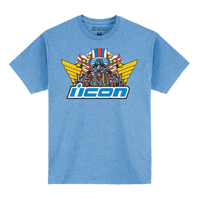 Tee-shirt Icon Flyboy heather blue