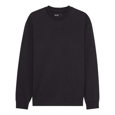 Tee-Shirt manches longues Fox Racing Wordmark Oversized black