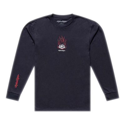 Tee-Shirt manches longues Troy Lee Designs Flame 2 carbon