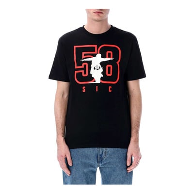 Tee-shirt Marco Simoncelli 58 black