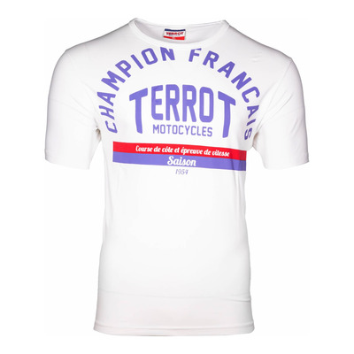 Tee-shirt Terrot Champion Français blanc