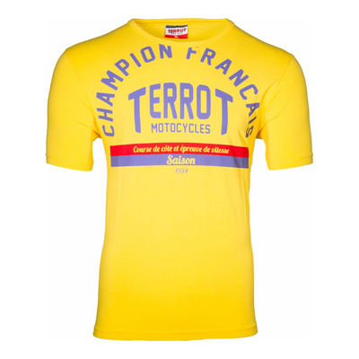 Tee-shirt Terrot Champion Français jaune