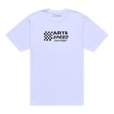 Tee-Shirt Troy Lee Designs Finish Line blanc