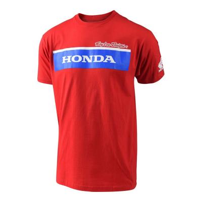 Tee-shirt Troy Lee Designs Honda Wing Block rouge