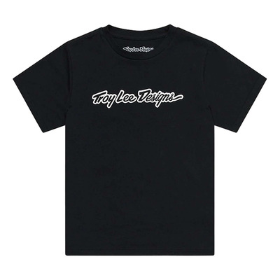 Tee-Shirt Troy Lee Designs Signature noir