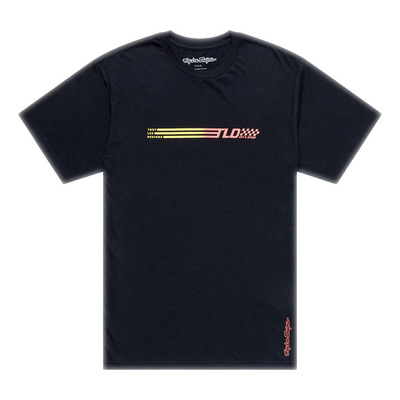 Tee-Shirt Troy Lee Designs Stripes noir/blanc
