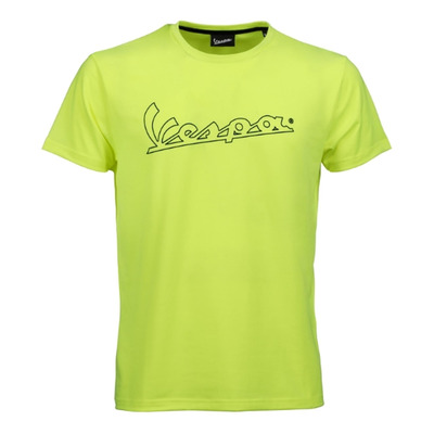 Tee-shirt Vespa Fluo Logo jaune