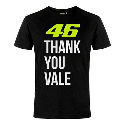 Tee-shirt VR46 Thank You Vale noir