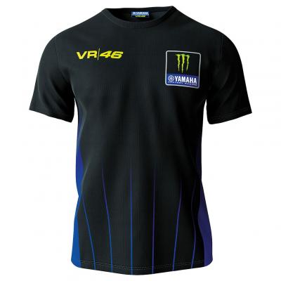 Tee-shirt VR46 Valentino Rossi Yamaha Dual noir 2019