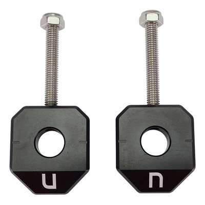 Tendeur de chaîne axe de 12 mm Carenzi anodisé noir Gilera SMT 50 2004-21
