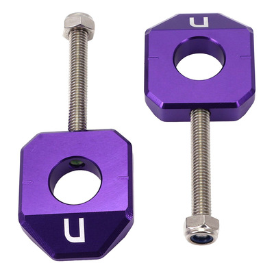 Tendeur de chaîne axe de 15 mm Carenzi anodisé violet Gilera SMT 50 2004-21