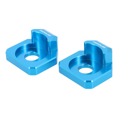 Tendeur de chaîne Doppler en aluminium bleu Rieju MRT 50