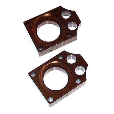Tendeurs de Chaîne BUD RACING Aluminium Anodisé Marron pour Honda 250/450 CRF 09-24