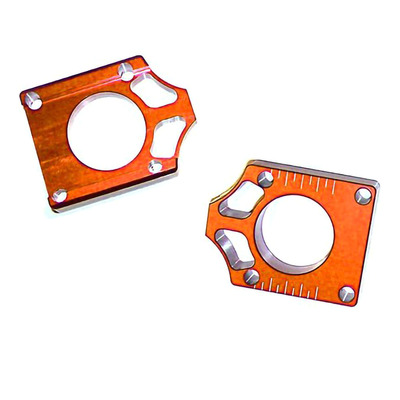 Tendeurs de Chaîne BUD RACING Aluminium Anodisé Orange pour KTM EXCF 04-24