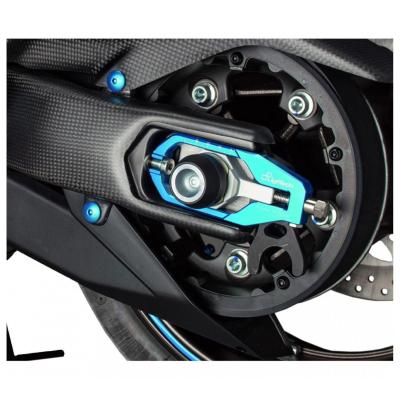 Tendeurs de courroie Lightech bleu pour Yamaha T-Max 530 12-16