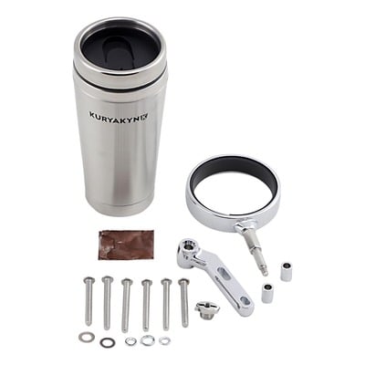 Thermos et support pilote Kuryakyn cocotte guidon Harley Davidson Sportster 96-20 chrome