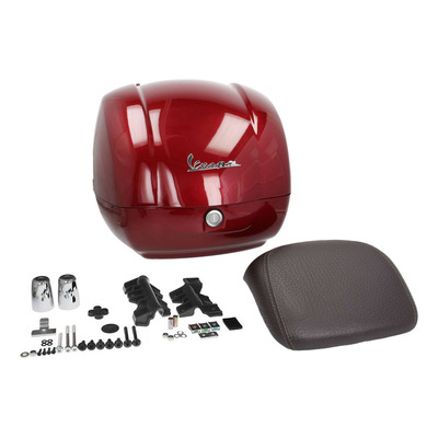 Top case 36 L rouge d'origine CM273347 Vespa GTS 125 2019