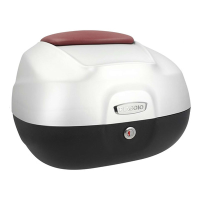 Top case 37 L gris d'origine CM277512 Piaggio Beverly 350 2017-20