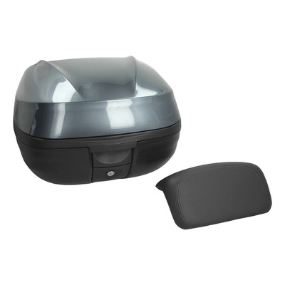Top case 37 L gris d'origine CM292703 Piaggio MP3 Yourban 300 2011-18