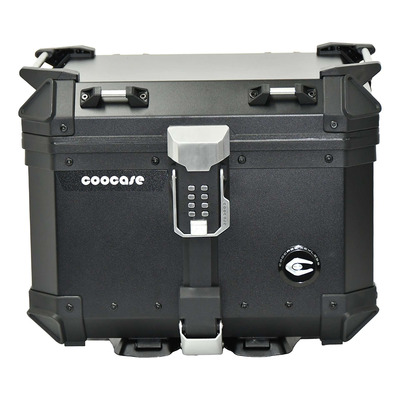 top case en aluminium noir 45 L Coocase Series 45 Keyless - Vendu avec sa platine