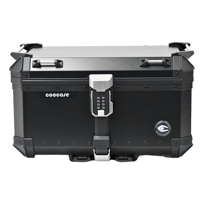 top case en aluminium noir 65 L Coocase Series 65 Keyless - Vendu avec sa platine
