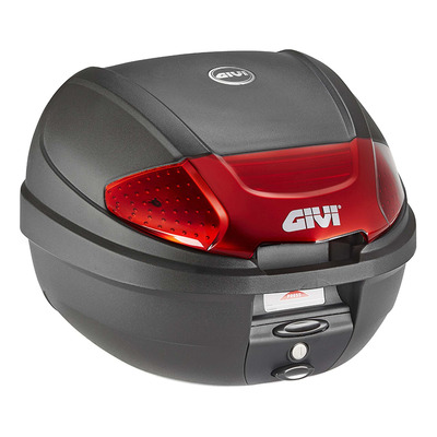 Top case Givi Monolock® E300N2B 30 L noir satiné/catadioptres fumé