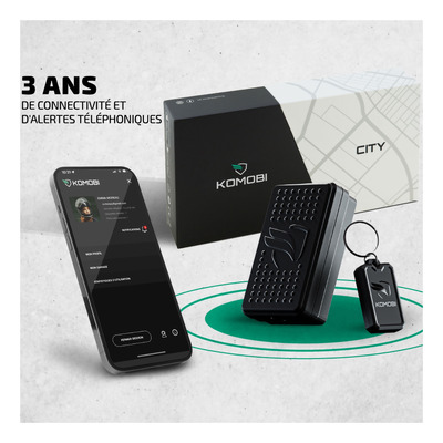 Tracker GPS Komobi CITY 4G Max avec abonnement 3 ANS