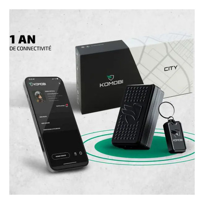 Tracker GPS Komobi CITY 4G Premium avec abonnement 1 AN