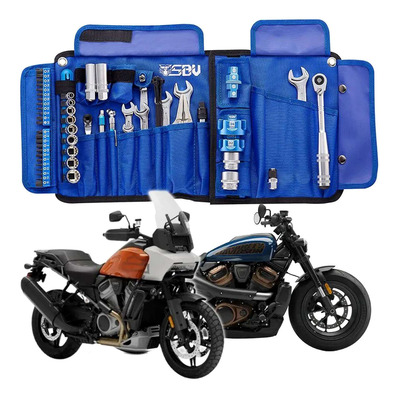 Trousse à outil SBV Basic Adventure + embouts multifonctions MIT et outils spécifiques Harley