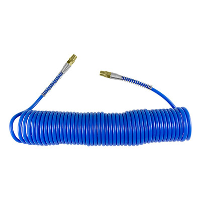 Tuyau pneumatique spirale JBM Ø 5mm – 10m + connecteur 1/4''
