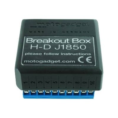 Unité Motogadget msp Breakout Box J1850 pour Harley V-Rod à connecteurs VRSC