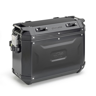 Valise droite aluminium noir Kappa K'Voyager 37L
