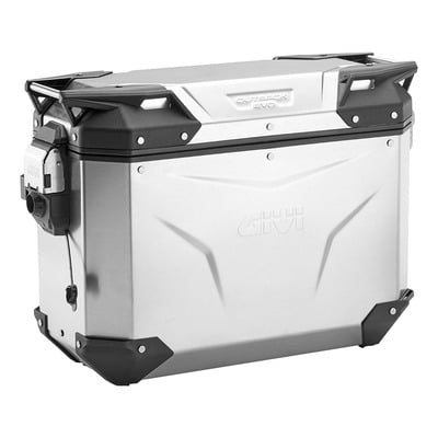 Valise latérale droite Givi Trekker Outback Evo Smart 37L aluminium anodisé