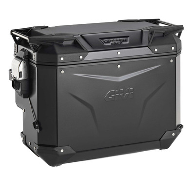 Valise latérale droite Givi Trekker Outback Evo Smart 40L noir avec dégagement pour échappement