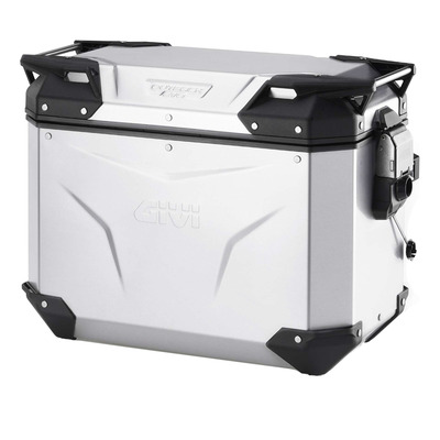 Valise latérale gauche Givi Trekker Outback Evo Smart 44L aluminium anodisé