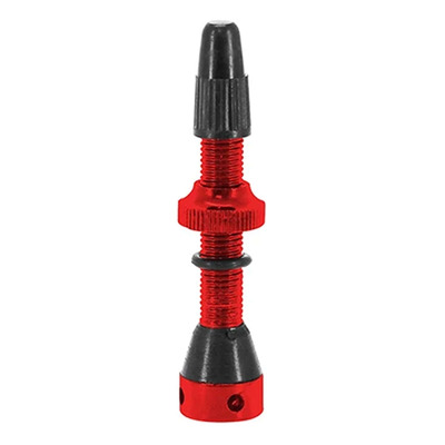 Valve vélo tubeless Ultime Bike presta 40 mm rouge à l'unité