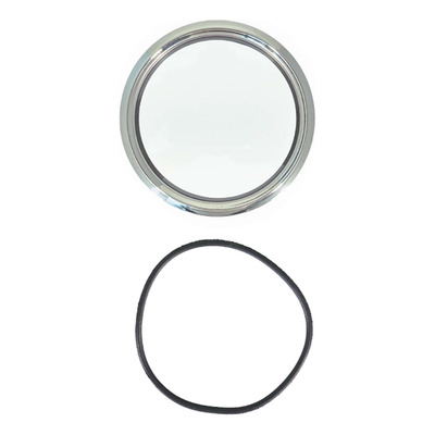 Verre de compteur RMS Ø80 chromé avec joint PX 1° Serie