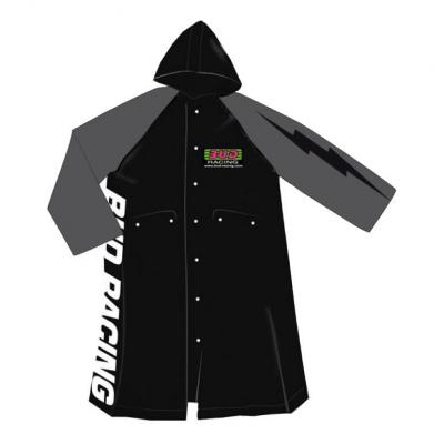 Veste imperméable bud Racing PVC gris/noir