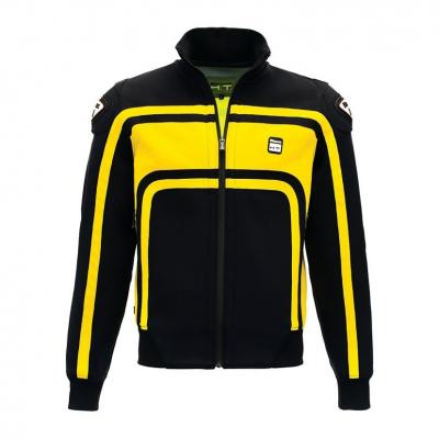 Veste moto homme Blauer Easy Rider noir/jaune