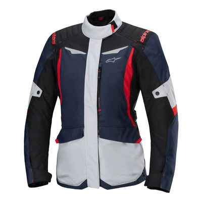 Veste textile femme Alpinestars Stella ST-1 Waterproof dark blue/black/bright red