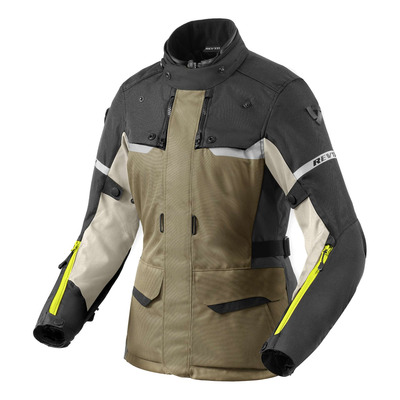 Veste textile femme Rev’It Outback 4 H2O Ladies green/anthracite