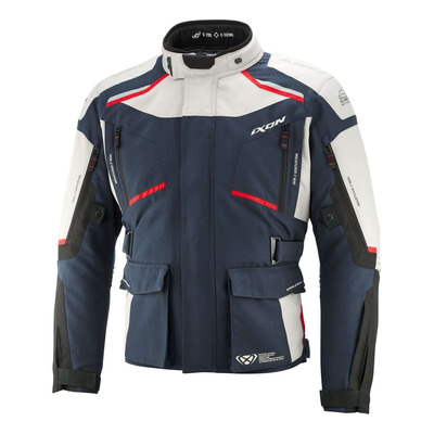 Veste textile Ixon Midgard grege/navy-black – Grandes tailles