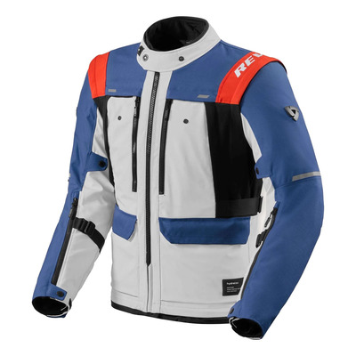 Veste textile Rev’It Offtrack 3 H2O blue/silver