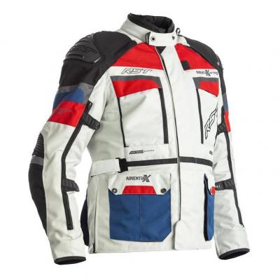 Veste textile RST Adventure-X Airbag Ice/bleu/rouge